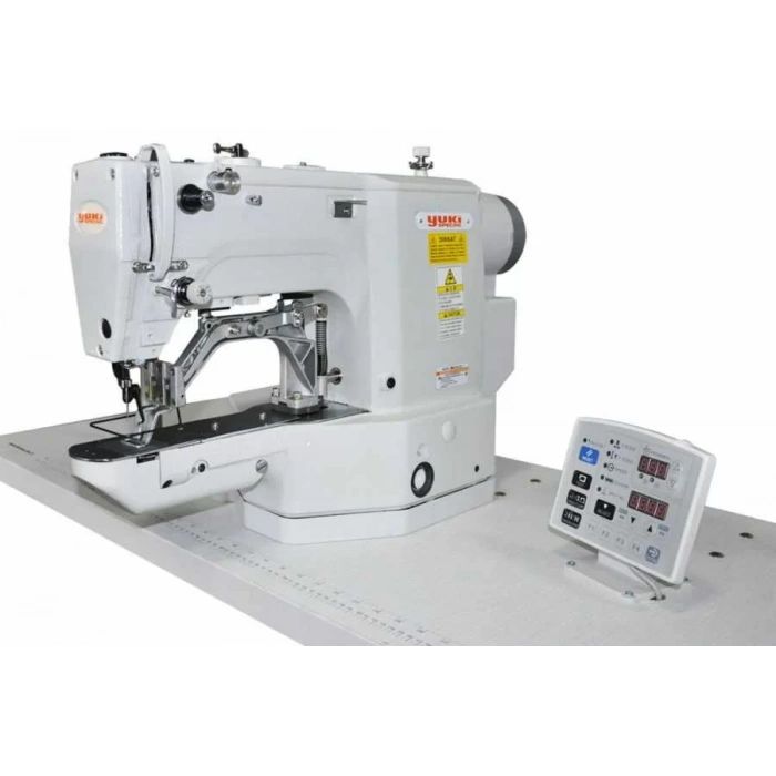 Yuki YK-430D-02L Elektronik Programlı B. Mekik Kilit Dikiş Punteriz Makinası (Kalın Materyaller İçin)