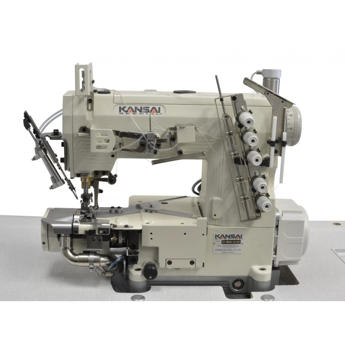 Kansai Special RX-9803A-LK/UTC Soldan Bıçaklı Havalı İplik Kesicili Burunlu Reçme Makinası