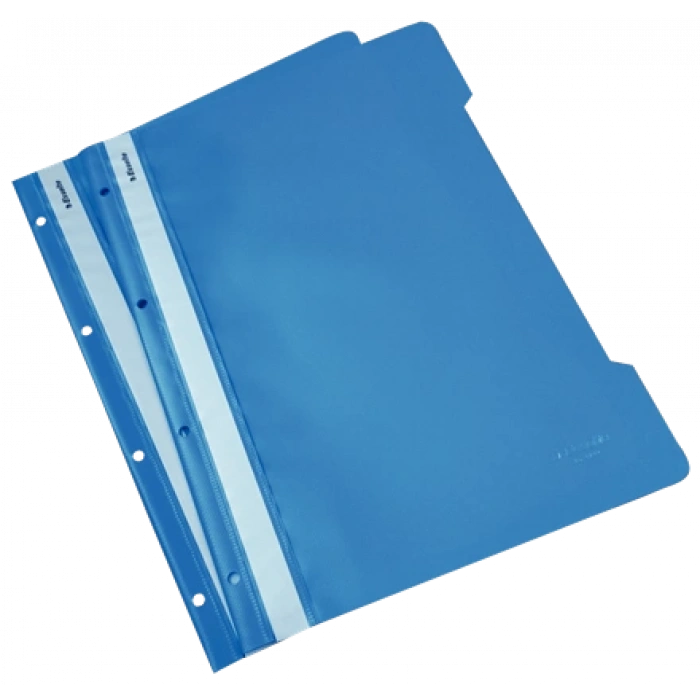 Esselte 4199 Mavi Plastik Telli Dosya (50 li Paket)