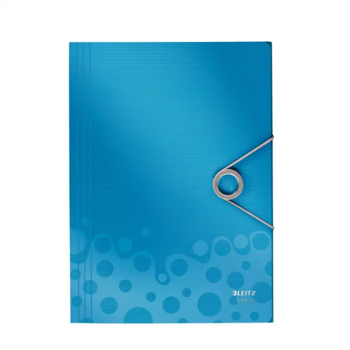 Leitz 4563 Bebop Lastikli Dosya Mavi (İnce)