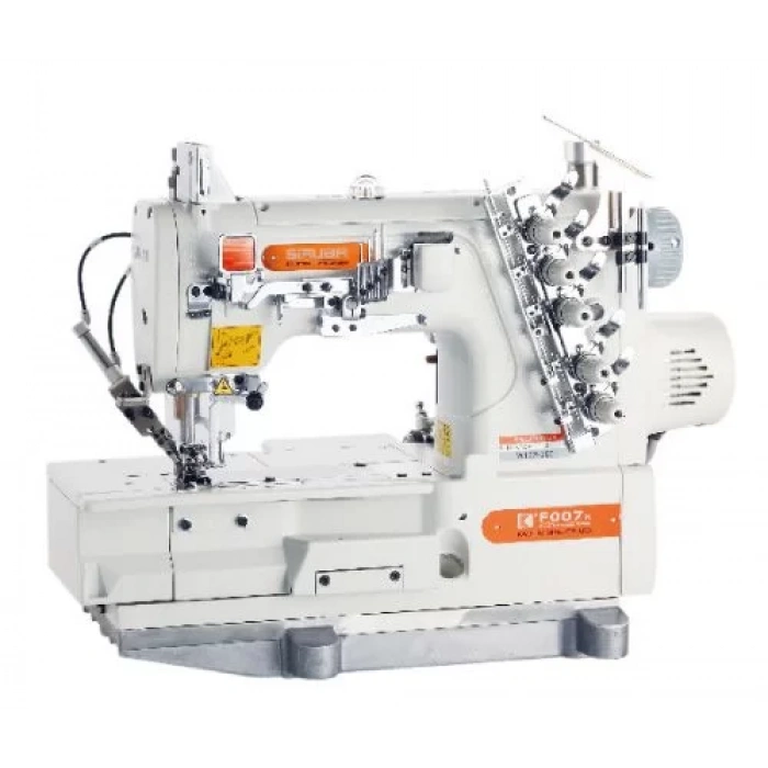 Siruba F007KD-W122-356/FHA-UTG Dırect Drıve Otomatik İplik Kesmeli Havalı Elektronik Etek Reçme Makinası