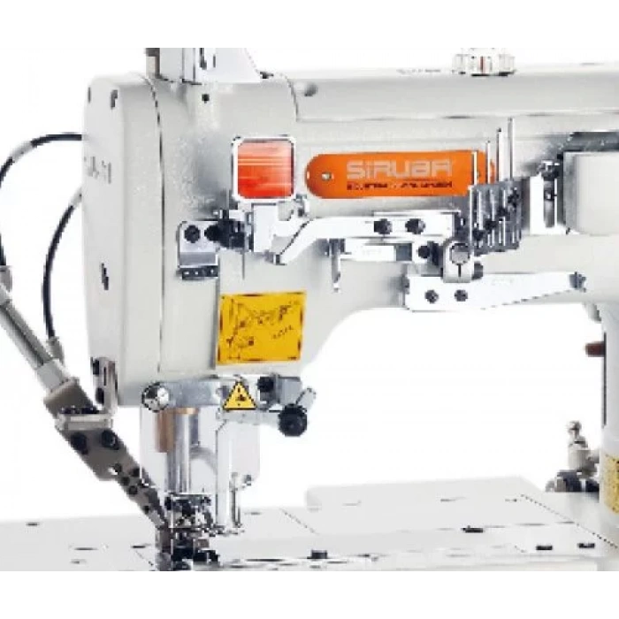 Siruba F007KD-W122-356/FHA-UTG Dırect Drıve Otomatik İplik Kesmeli Havalı Elektronik Etek Reçme Makinası