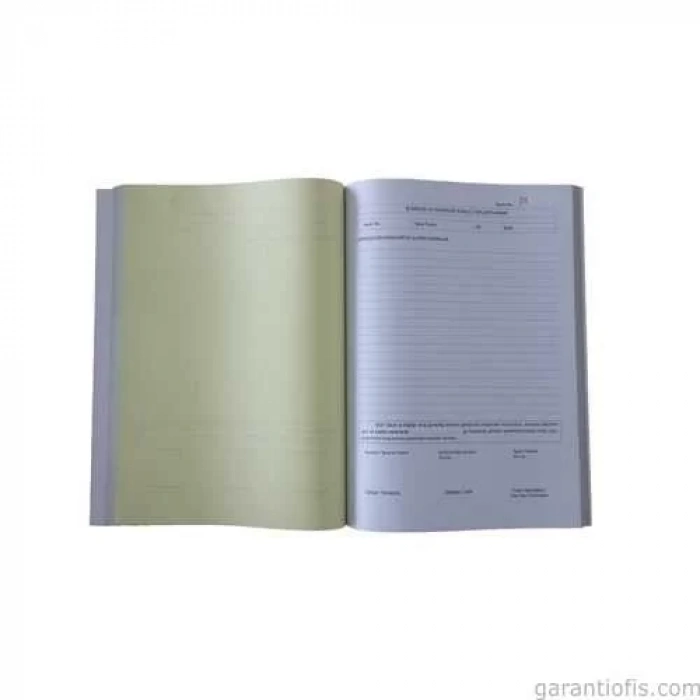 Dilman İş Sağlığı ve Güvenliği Kurulu Karar Defteri (Karton Kapak - Numaralı)