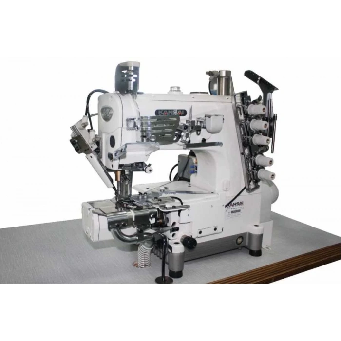 Kansai NR-9803-GALK-UTA Sol Bıçaklı Havalı İplik Kesme Burunlu Reçme + Servo Motor