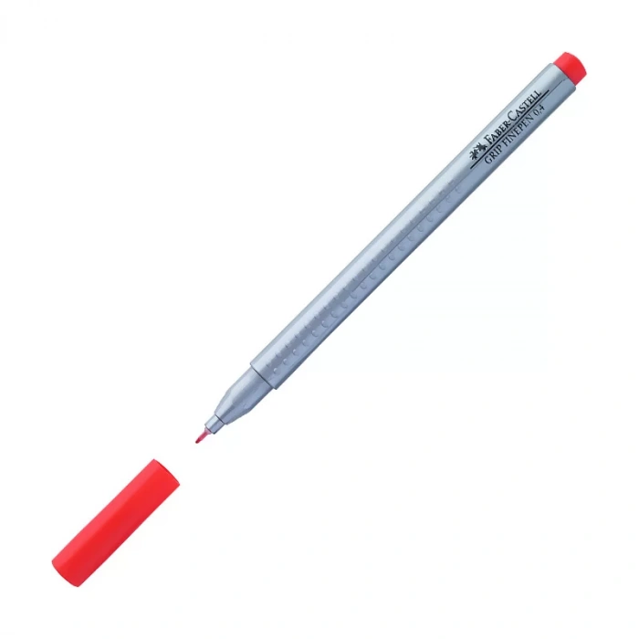 FABER-CASTELL GRİP FİNEPEN 0.4mm KEÇE UÇ KIRMIZI (151621)