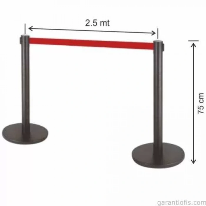 Garanti Metal 7570 Boyalı Tekli Bariyer