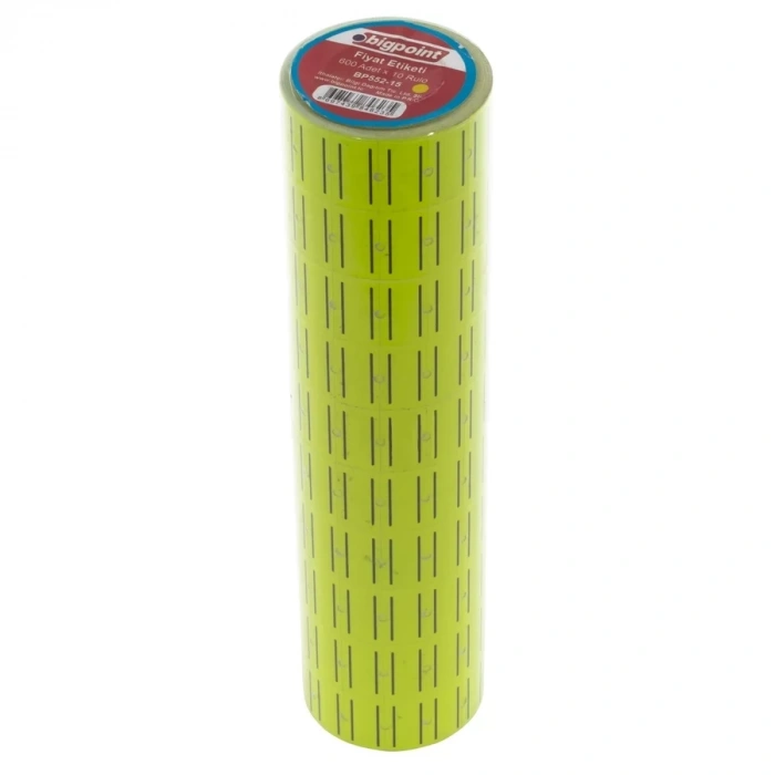 Bigpoint Fiyat Etiketi Sarı (10 lu Paket)