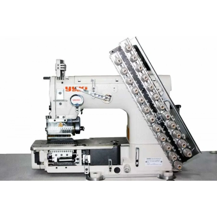 Yuki YK-VC009DI-25032P Burunlu Merdaneli 25 İğne 1/8 Zincir Dikiş D.Drive Kavramalı Motor