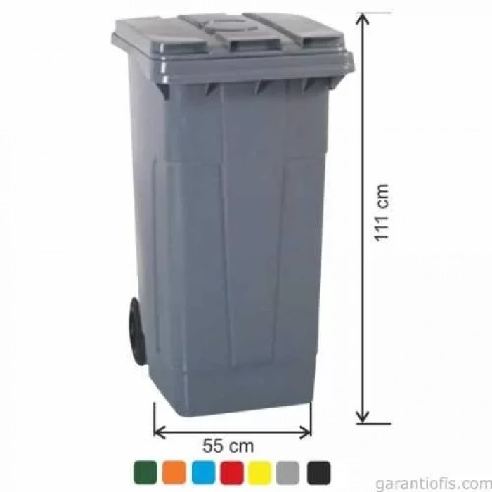 Garanti Metal 7088 Plastik Çöp Konteyneri (240 Litre)