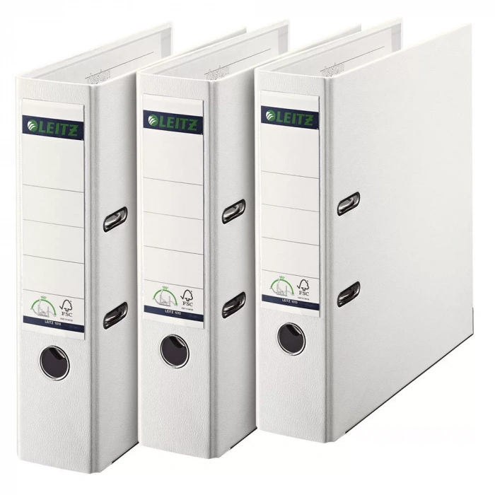 Leitz 1010 Beyaz Geniş Plastik Klasör