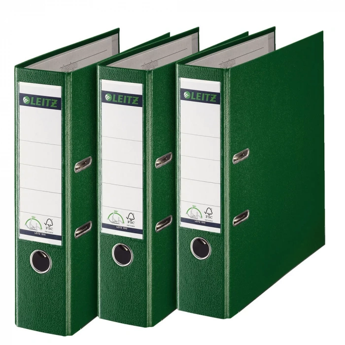 Leitz 1010 Yeşil Geniş Plastik Klasör