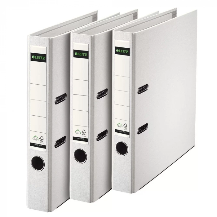 Leitz 1015 Beyaz Dar Plastik Klasör