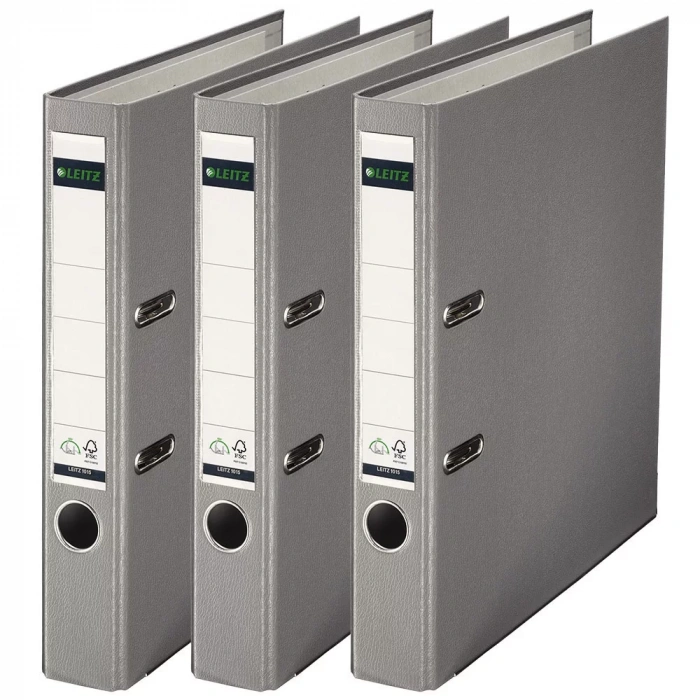 Leitz 1015 Gri Dar Plastik Klasör