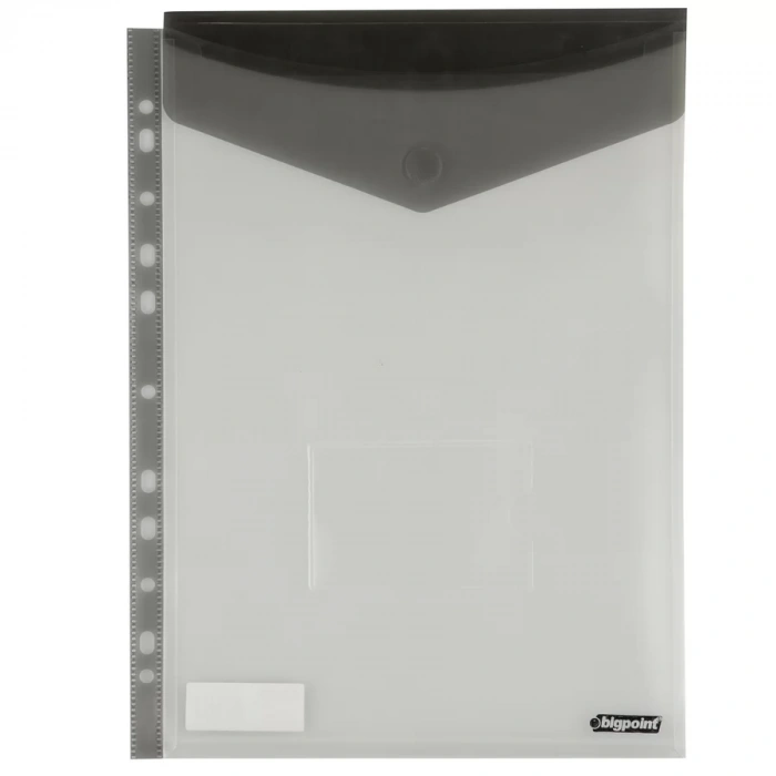 Bigpoint BP251 Dik Cırtlı Dosya Siyah (12 li Paket)