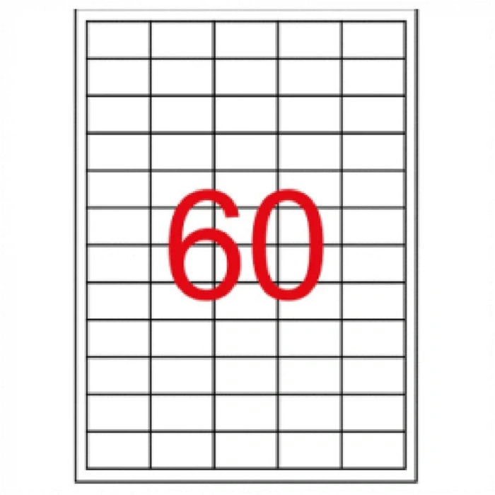 GoldMoon 2043 Laser A4 Sayfa Etiketi 40x24mm (100 lü Paket)