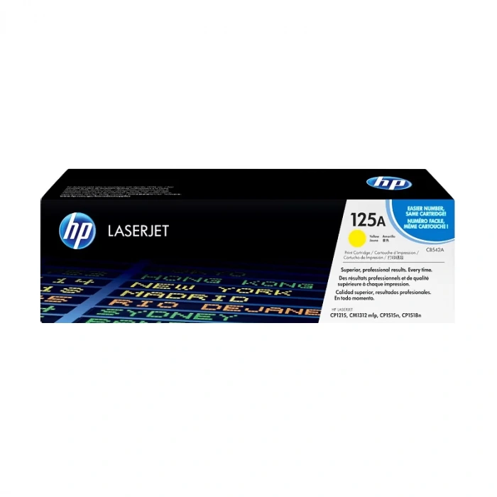 HP CB542A 125A SARI TONER 1400 SAYFA (CP1215 CP1515N CM1312 CM1312NFİ)