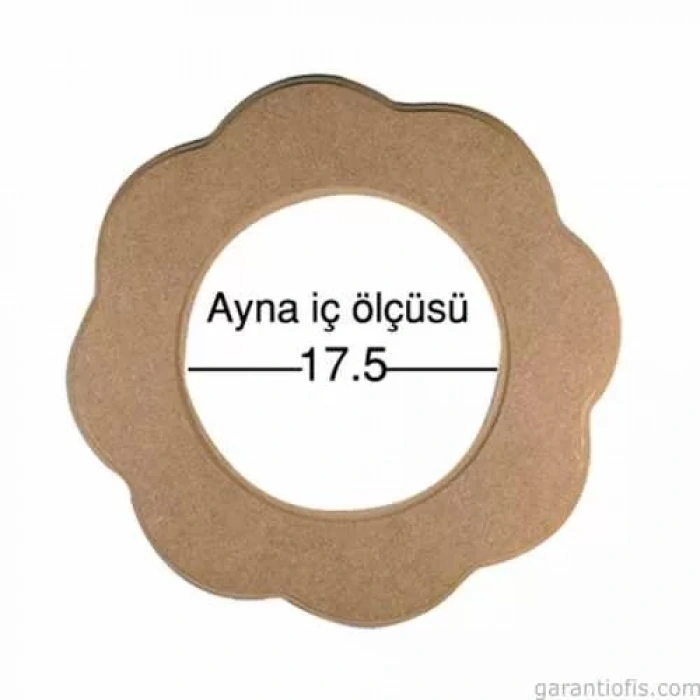 Hobi-Art AY 127 Boyanabilir Ahşap Ayna Çerçeve