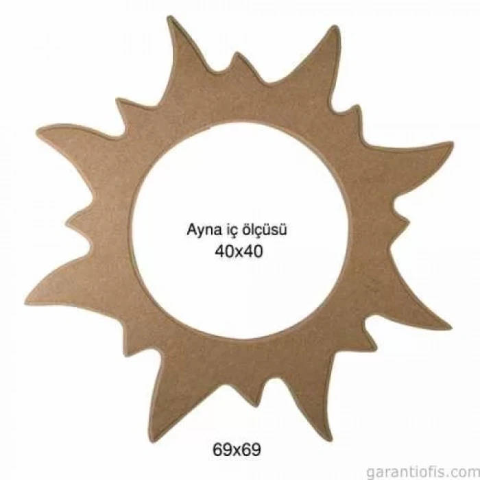 Hobi-Art AY 133 Boyanabilir Ahşap Ayna Çerçevesi