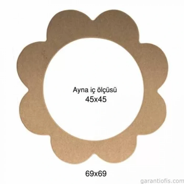 Hobi-Art AY 147 Boyanabilir Ahşap Ayna Çerçevesi