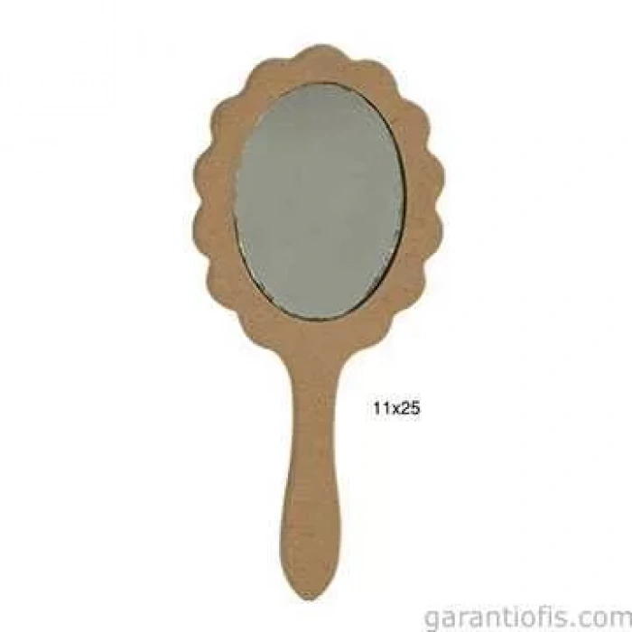 Hobi-Art AY 151 Boyanabilir Ham Ahşap El Aynası