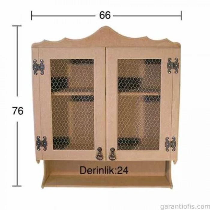 Hobi-Art D 38 Boyanabilir Ahşap Dolap Obje