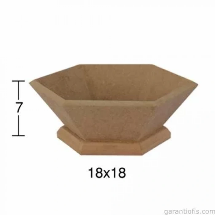 Hobi-Art E 335 Boyanabilir Ahşap Ekmek Sepeti