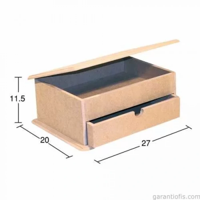 Hobi-Art KU 236 Boyanabilir Ahşap Kutu