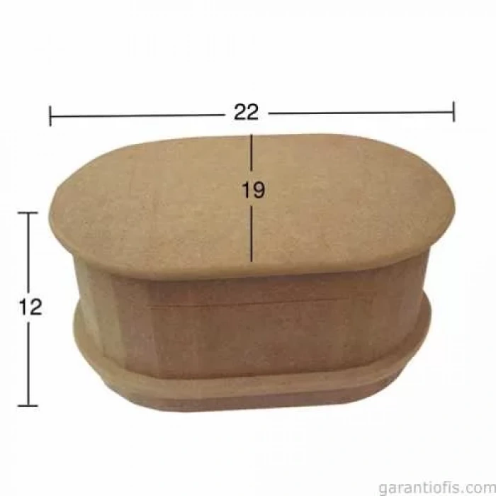 Hobi-Art KU 272 Boyanabilir Ahşap Kutu