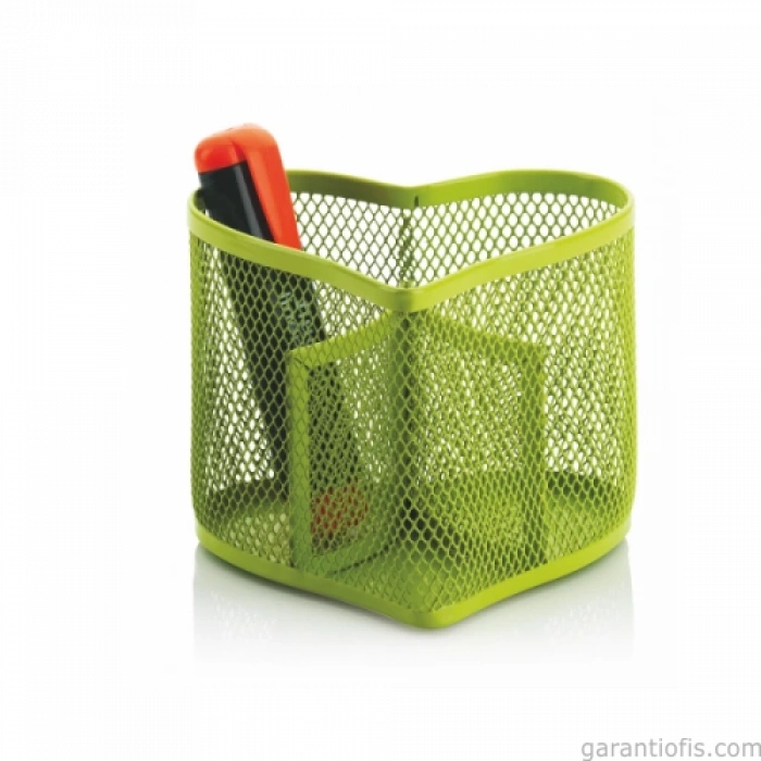 Cassa 8950 Kalp Şeklinde Dekoratif Yeşil Kalemlik