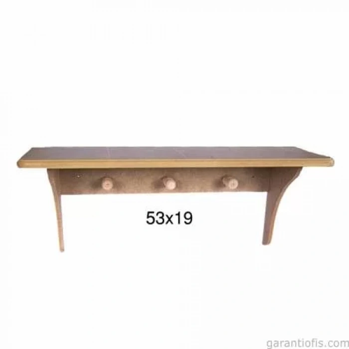 Hobi-Art RA 514 Boyanabilir Dekoratif Ahşap Raf (Duvar Tipi)