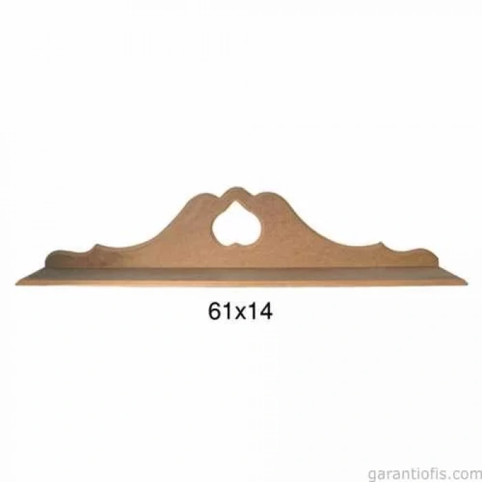 Hobi-Art RA 516 Boyanabilir Dekoratif Ahşap Raf (Duvar Tip)