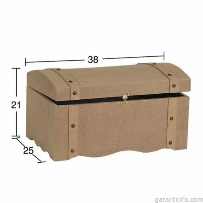 Hobi-Art SA 408 Boyanabilir Ahşap Sandık