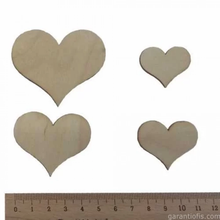 Hobi-Art KD 07 Kalpler Dekoratif Mini Ahşap Obje