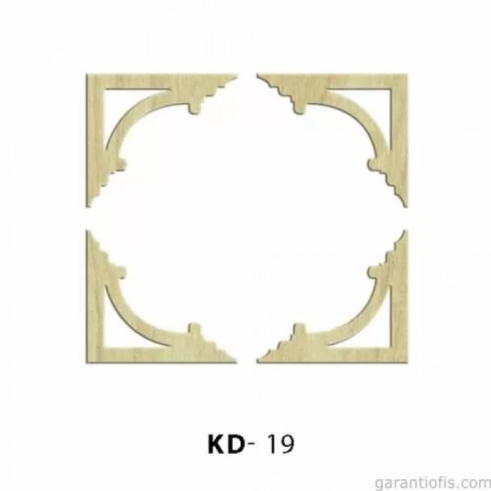 Hobi-Art KD 19 - Köşe Süs Setii  Dekoratif Mini Ahşap Obje