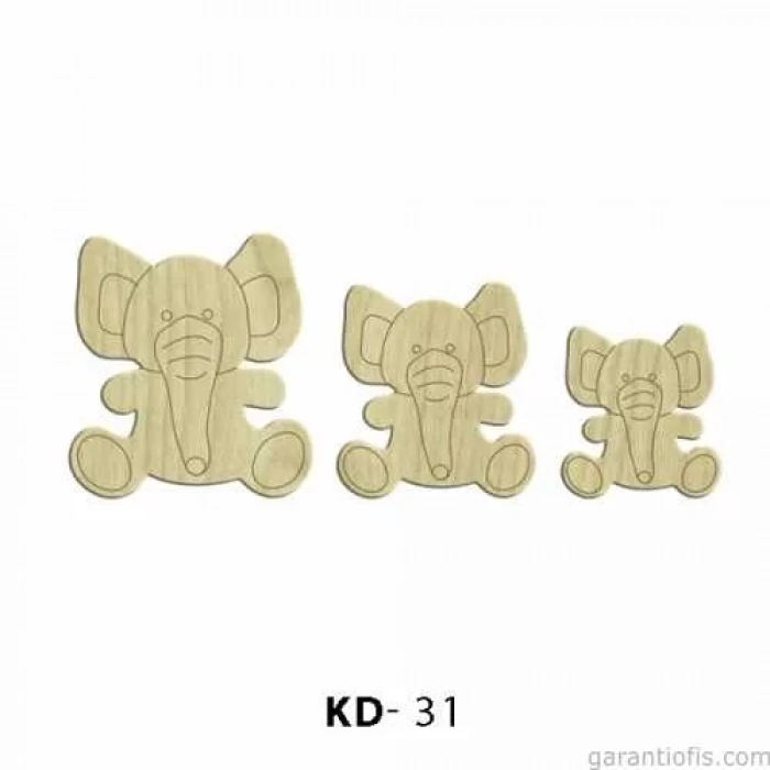 Hobi-Art KD 31 - Filler Dekoratif Mini Ahşap Obje