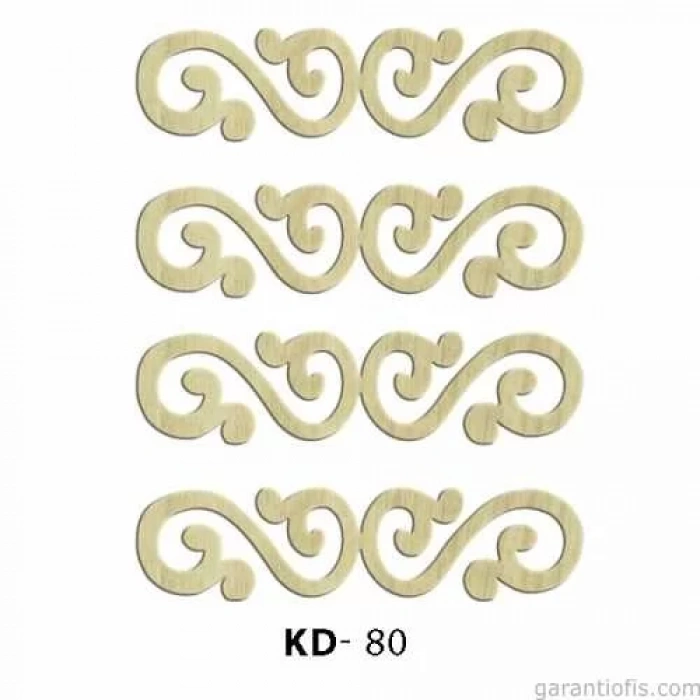 Hobi-Art KD 80 - Dekoratif Mini Ahşap Süs Obje