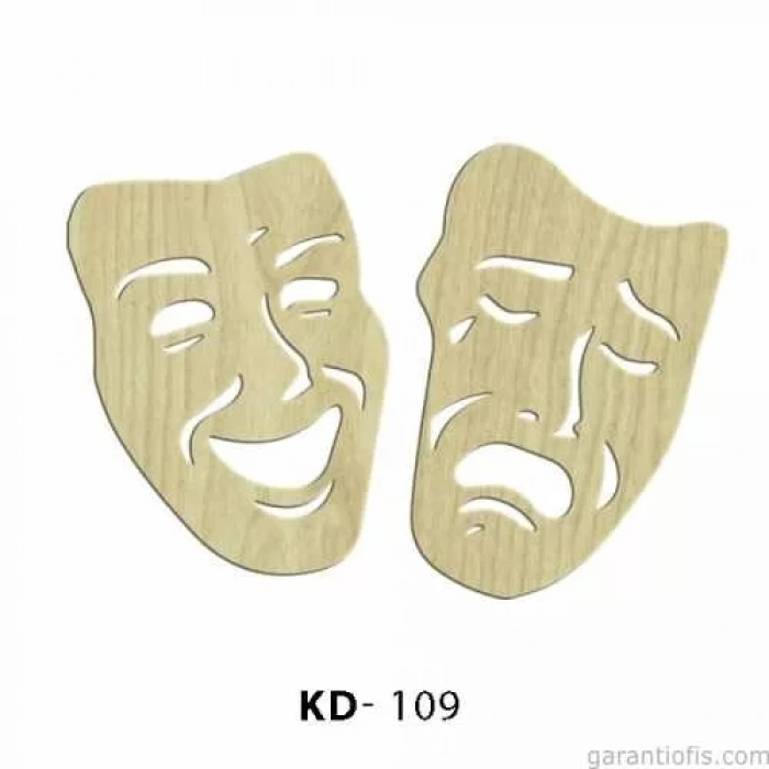 Hobi-Art KD 109 - Tiyatro Figürlü Dekoratif Mini Figür Ahşap Süs Objeler