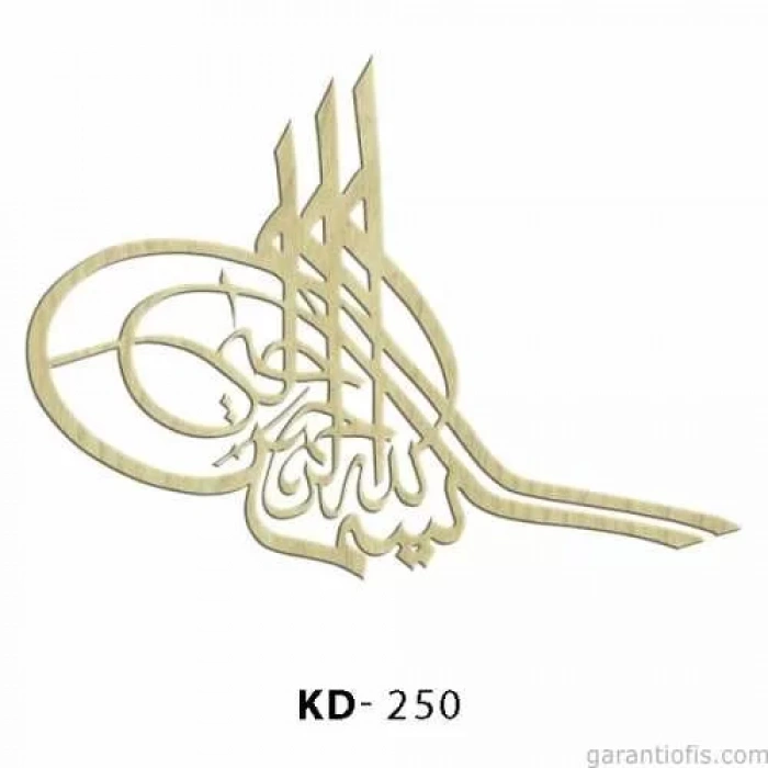 Hobi-Art KD 250 - Tuğra Şeklinde Mini Ahşap Obje