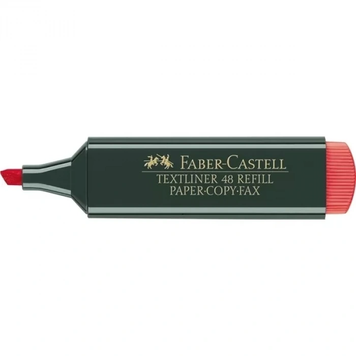 Faber Castell Kırmızı Fosforlu Kalem (5 li Avantajlı Paket)
