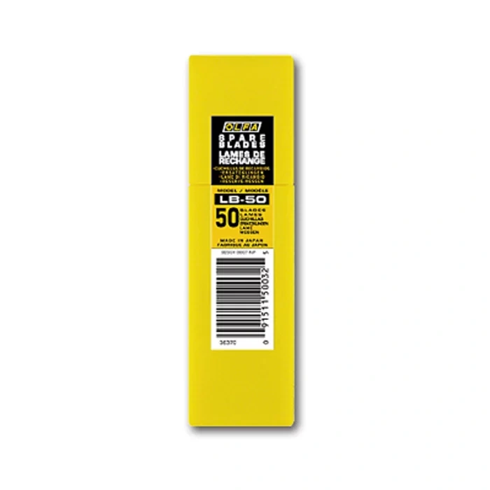 OLFA LB-50 Standart Geniş Maket Bıçağı Yedeği (50 li)