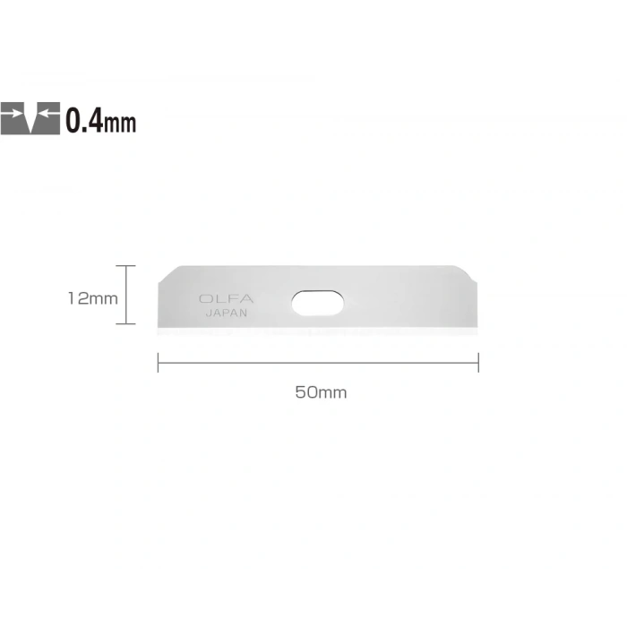 OLFA SKB-7/10B Çift Yönlü Emniyetli Maket Bıçağı Yedeği (10 lu)