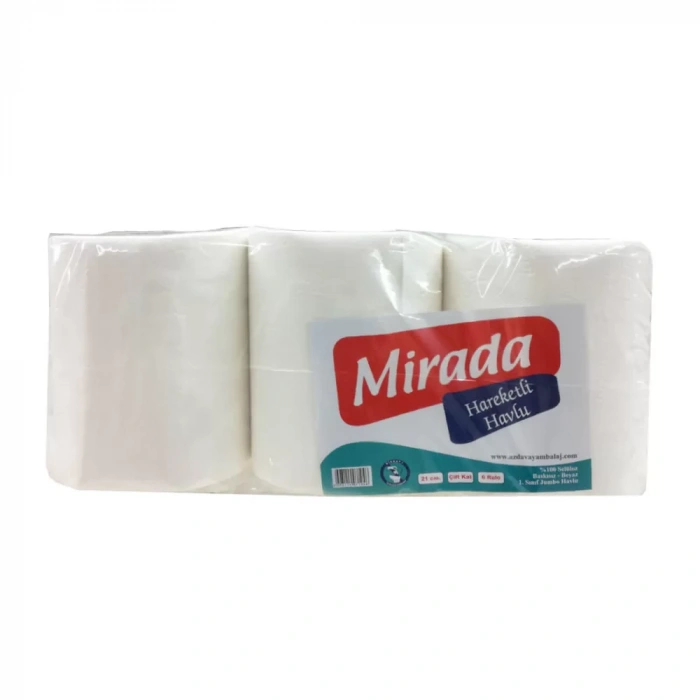 Mirada Hareketli Kağıt Havlu 21 cm 6 lı Paket