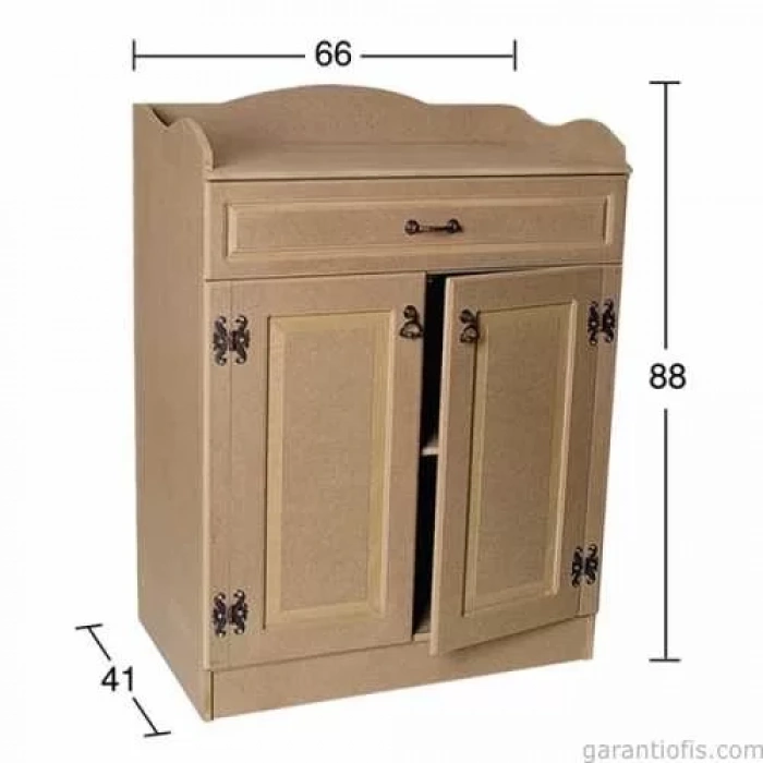 Hobi-Art D 43 Boyanabilir Ahşap Dolap Obje