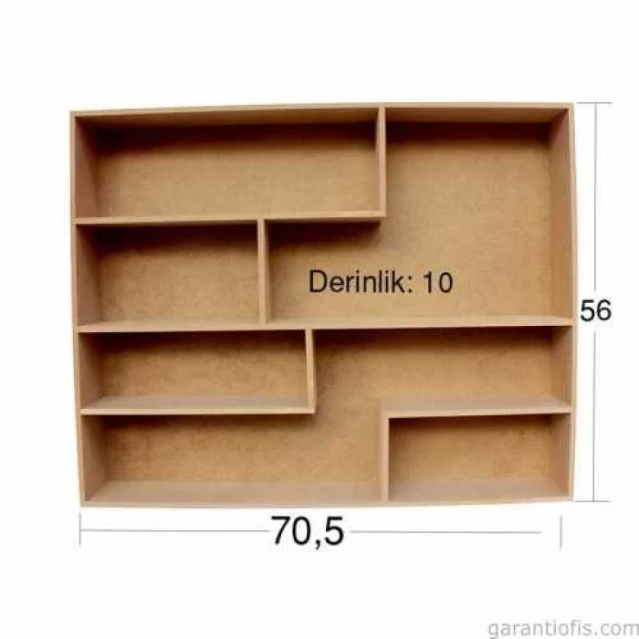 Hobi-Art D 11 Boyanabilir Ahşap Dolap Obje