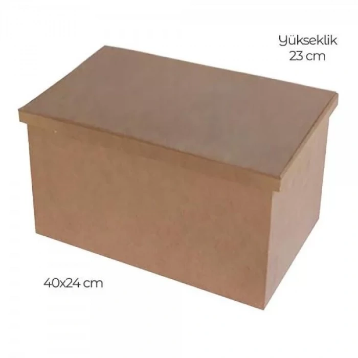 Hobi-Art KU 212 Boyanabilir Ahşap Kutu