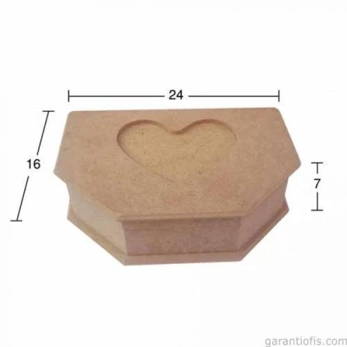 Hobi-Art KU 240 Boyanabilir Ahşap Kutu