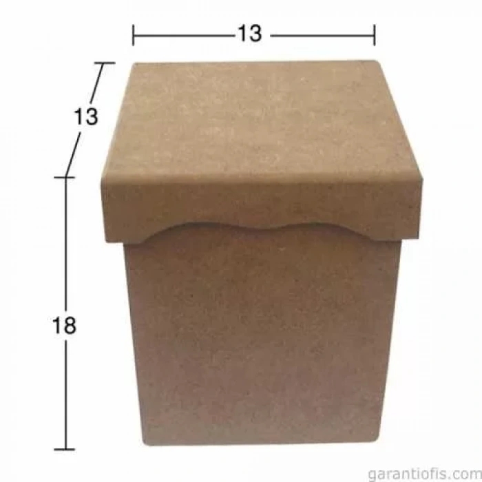 Hobi-Art KU 263 Boyanabilir Ahşap Kutu