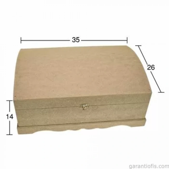 Hobi-Art KU 303 Boyanabilir Ahşap Kutu