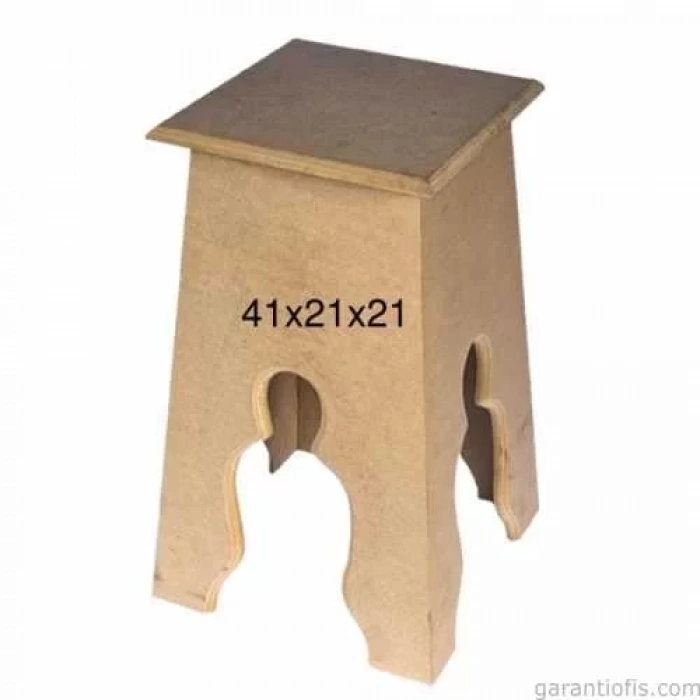 Hobi-Art F 782 Dekoratif Ahşap Tabure Obje