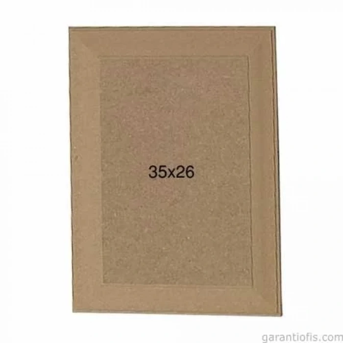 Hobi-Art PA 242 Kalın Boyanabilir Dekoratif Ahşap Pano